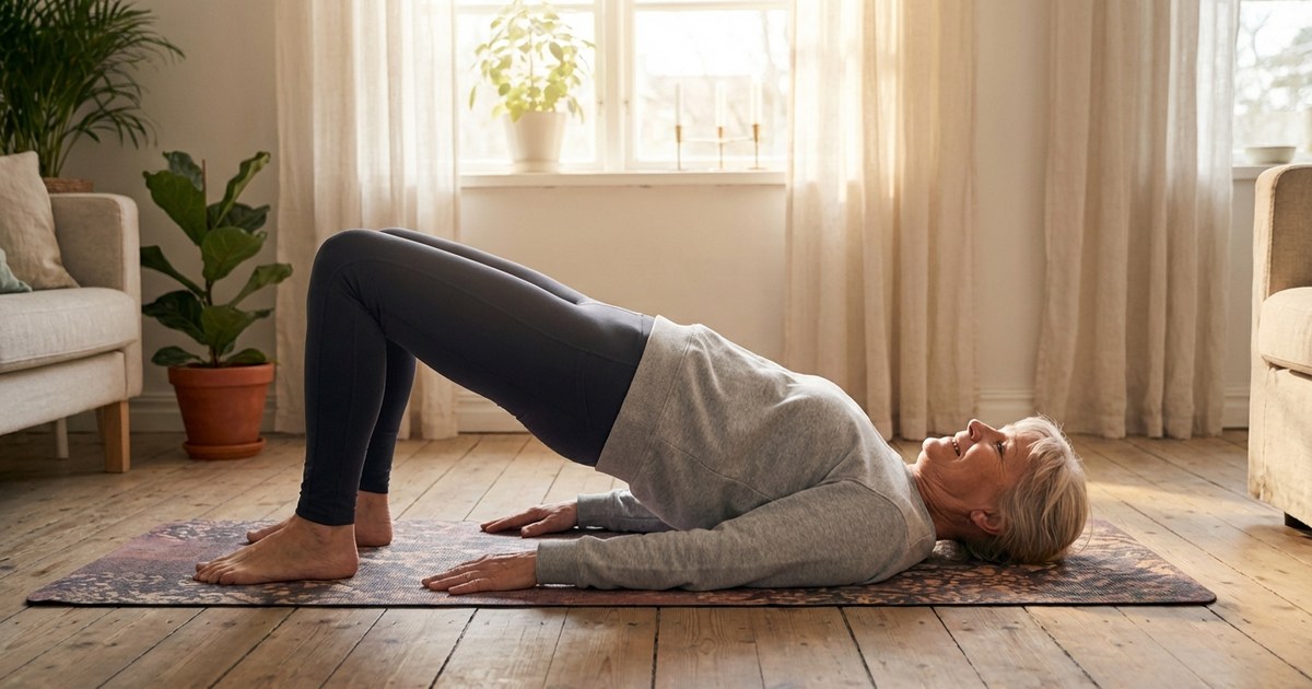 Stärk sätesmusklerna – nyckeln till höftstabilitet efter 60